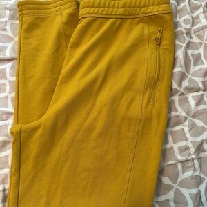 Fabletics Golden Mustard Yellow Joggers